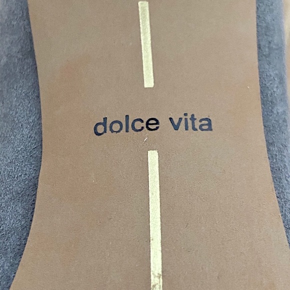 Dolce Vita Suede sz8.5 Gray Stilettos π - Picture 5 of 6